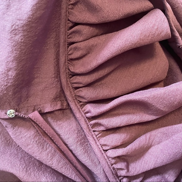 Jonathan Simkhai Carolina Organdy Puff-Sleeve Wrap Top - Picture 6 of 11